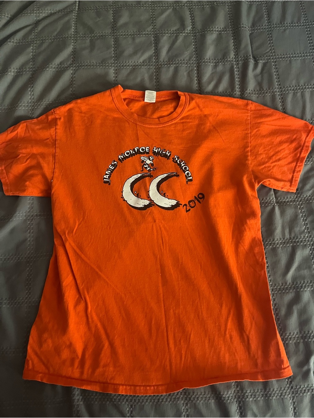 Orange Short Sleeve ‘James Monroe High School CC 2019’